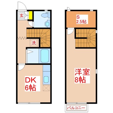 クレールドミールの物件間取画像